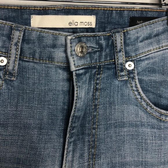 Ella Moss High-waist Straight Cropped Jeans - Picture 5 of 9